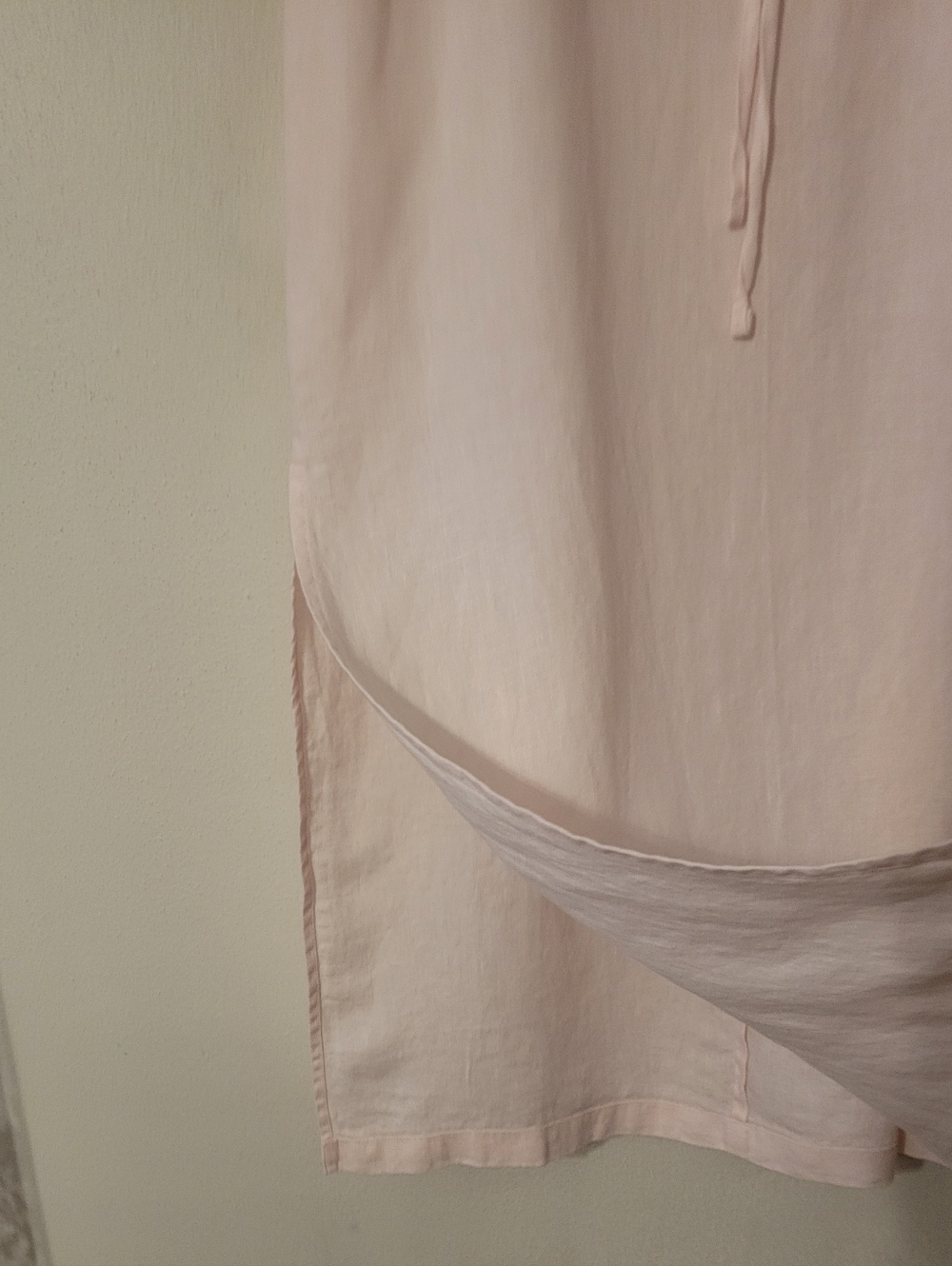 Mate the Label Organic Linen Cinch Midi Skirt - Pale pink (Opal) - Picture 4 of 7